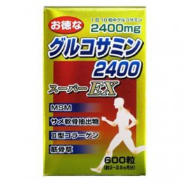 Yuki МСМ Глюкозамин 2400 EX для работы суставов