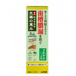 Зубная паста для профилактики болезней десен с мягким травяным ароматом Lion "Hitech"