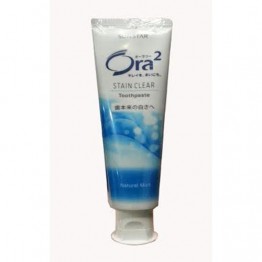 SUNSTAR Ora2 Stain Clear natural mint лечебно-профилактическая зубная паста со вкусом натуральной мяты