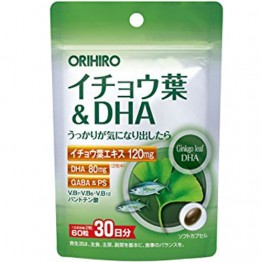 Гинкго и DHA для когнитивных способностей Оrihiro Ginkgo Leaf DHA
