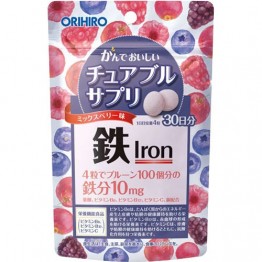 Orihiro Iron жевательный витамины с железом